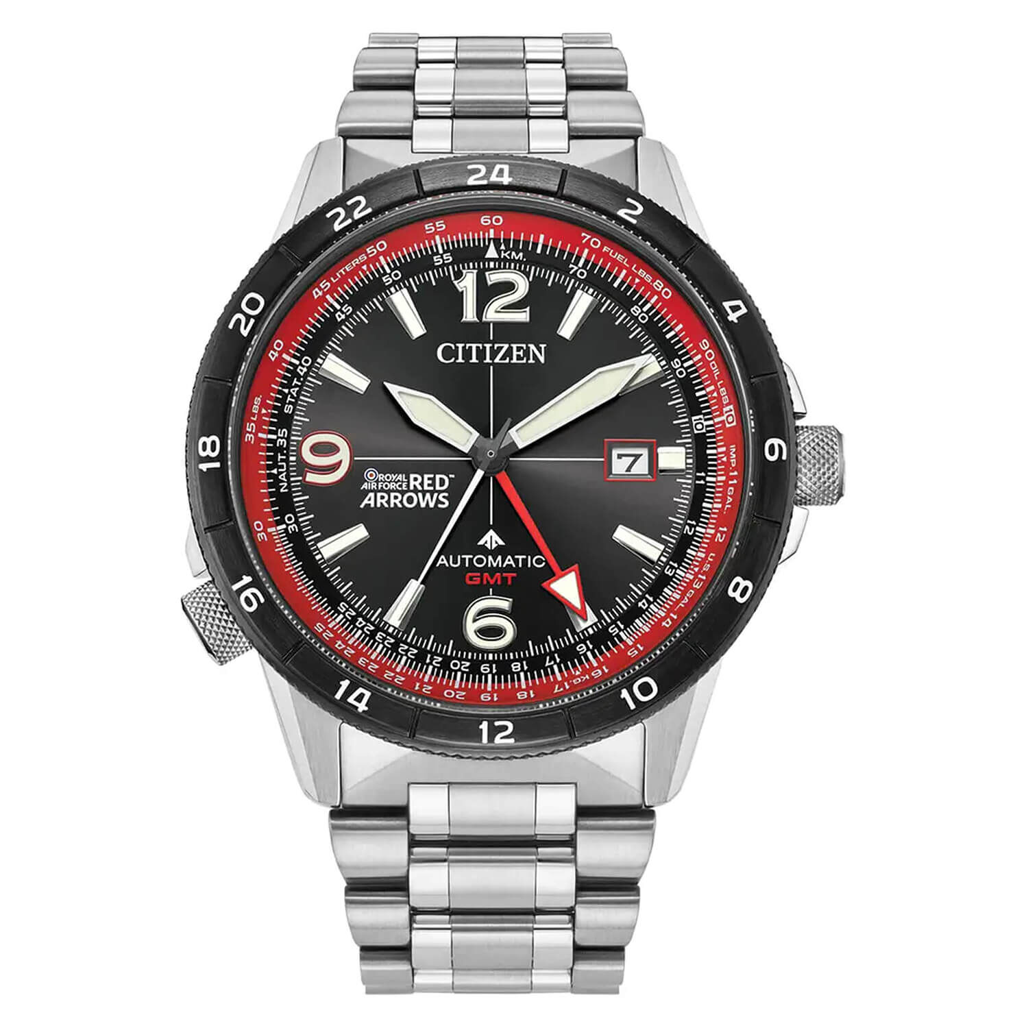 Black and red citizen watch outlet