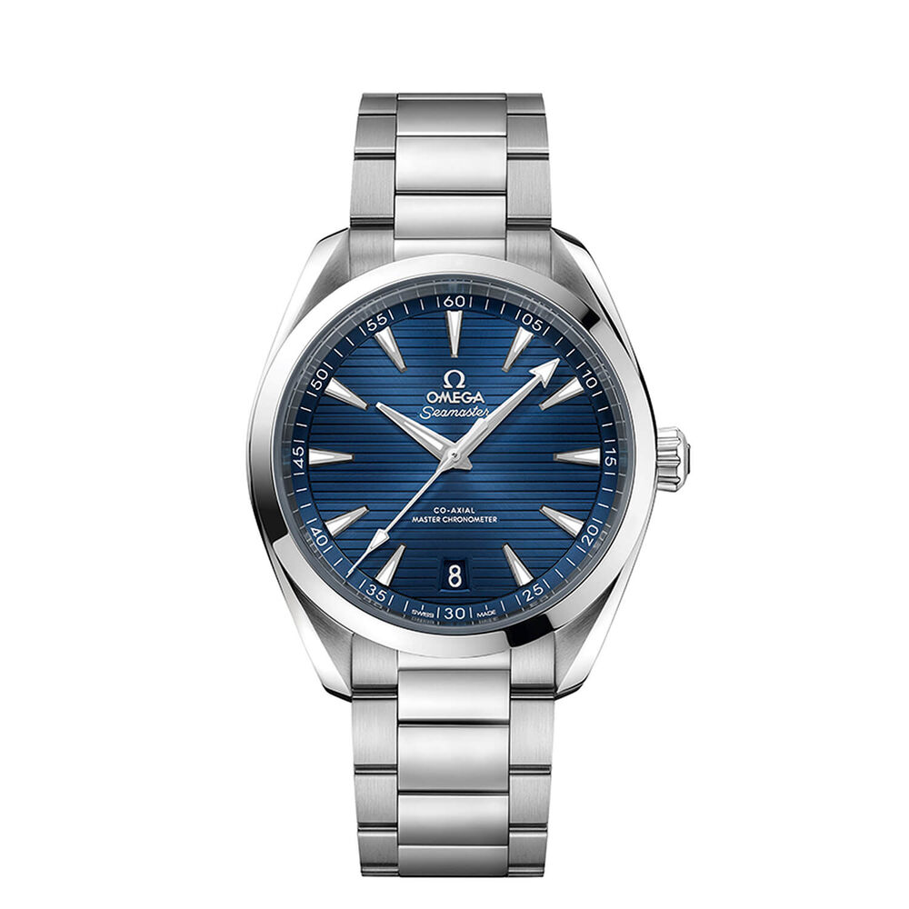 Omega Aqua Terra 41mm Blue Dial Steel Case Bracelet Watch