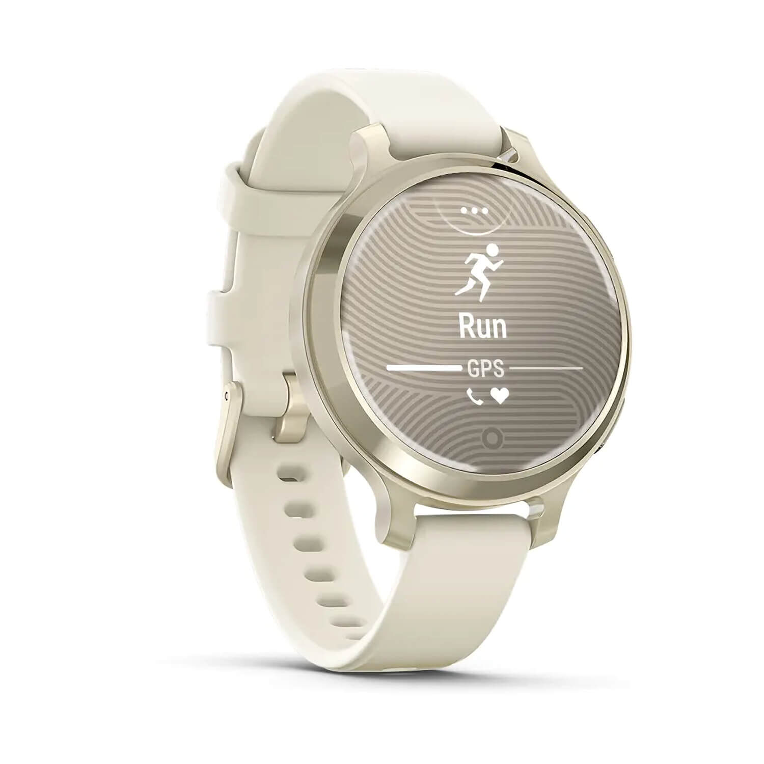 断*K様 GARMIN Lily 2 Active Gold/Bone スマート Garmin Lily® 2 Active Lunar Gold Bone Silicone Strap Watch