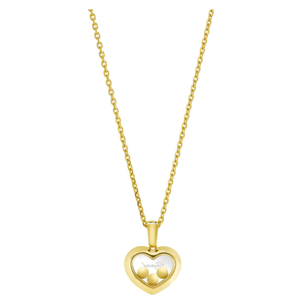 Chopard Happy Diamonds Icons Heart 18ct Yellow Gold 0.15ct Diamond Necklace image number 3
