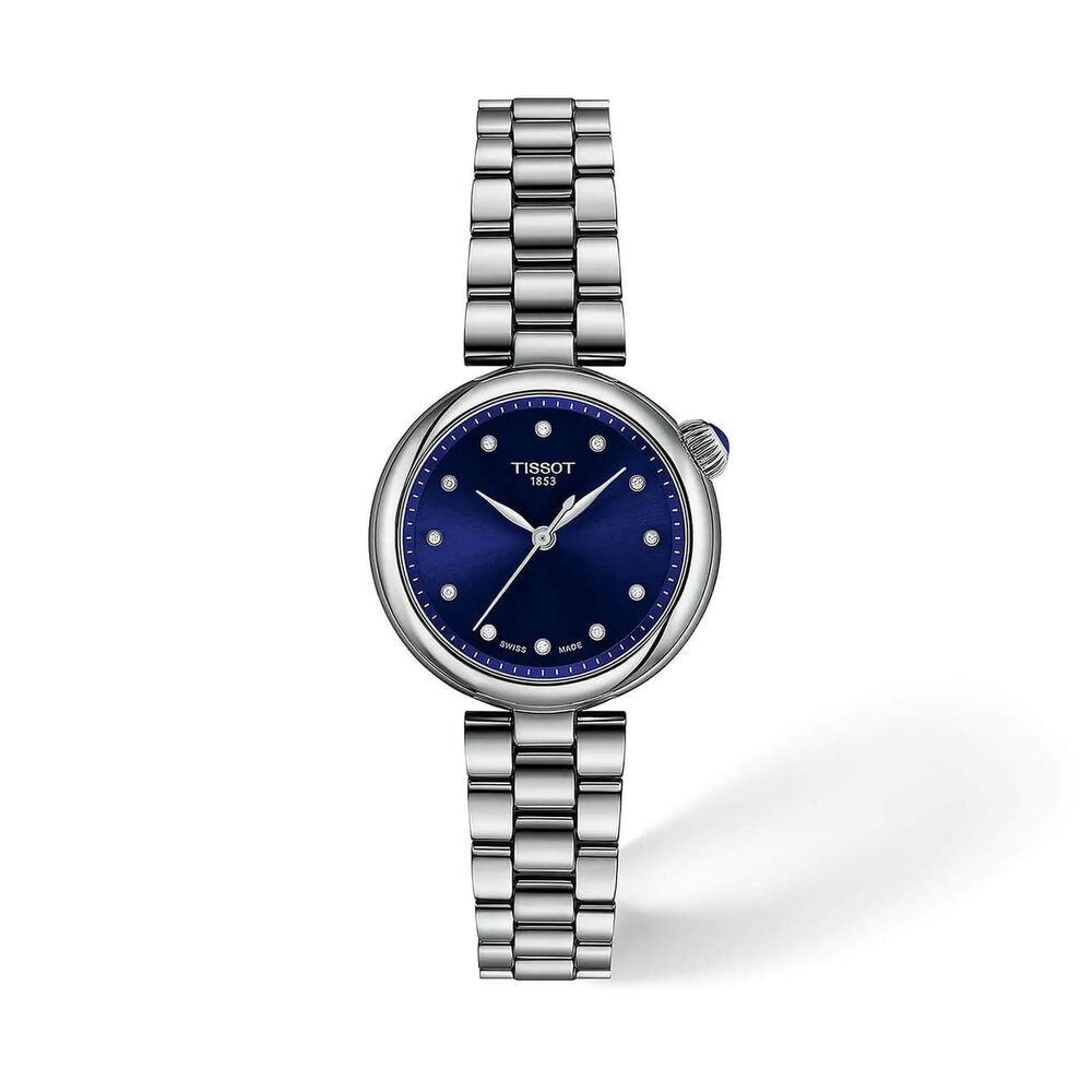 Tissot Desir 28mm Blue Dial Stainless Steel Bracelet Watch