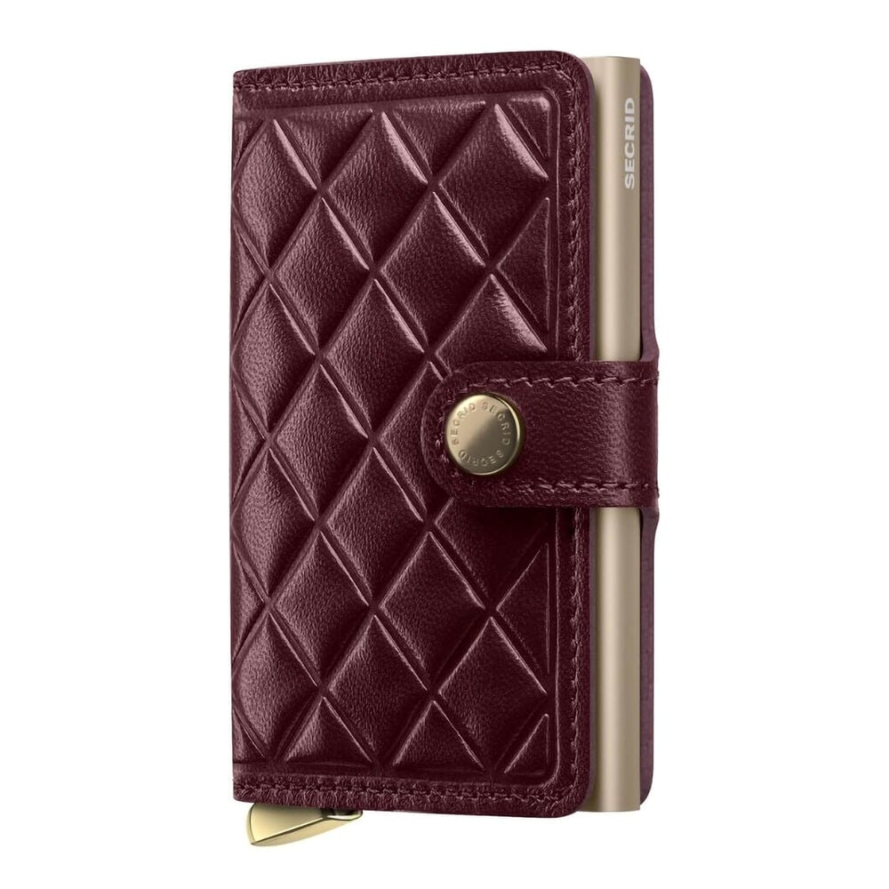 Secrid Emboss Diamond Bordeaux Miniwallet image number 0
