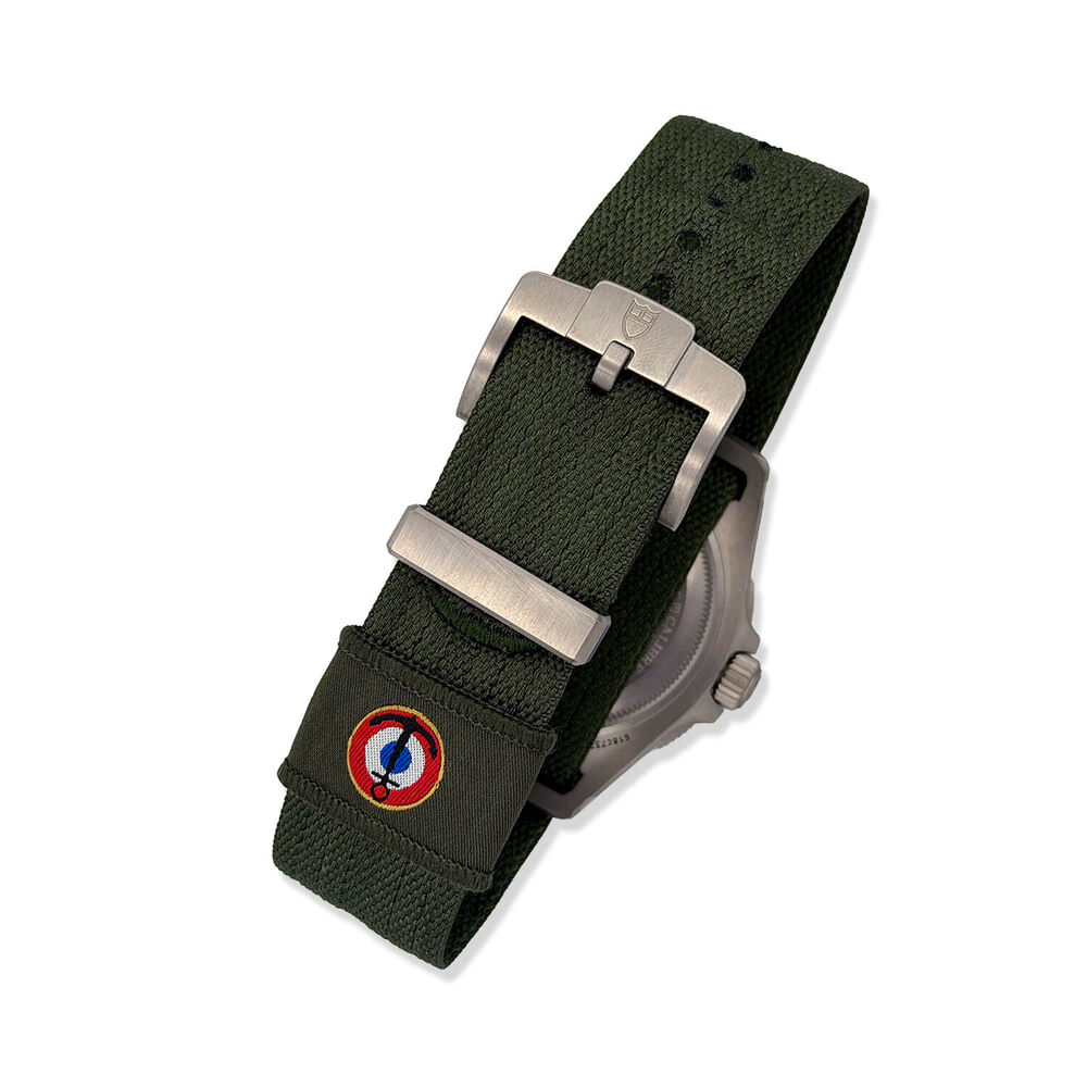 Pre-Owned TUDOR Pelagos FXD GMT 42mm Matte Black Dial Green Fabric Strap Watch image number 2