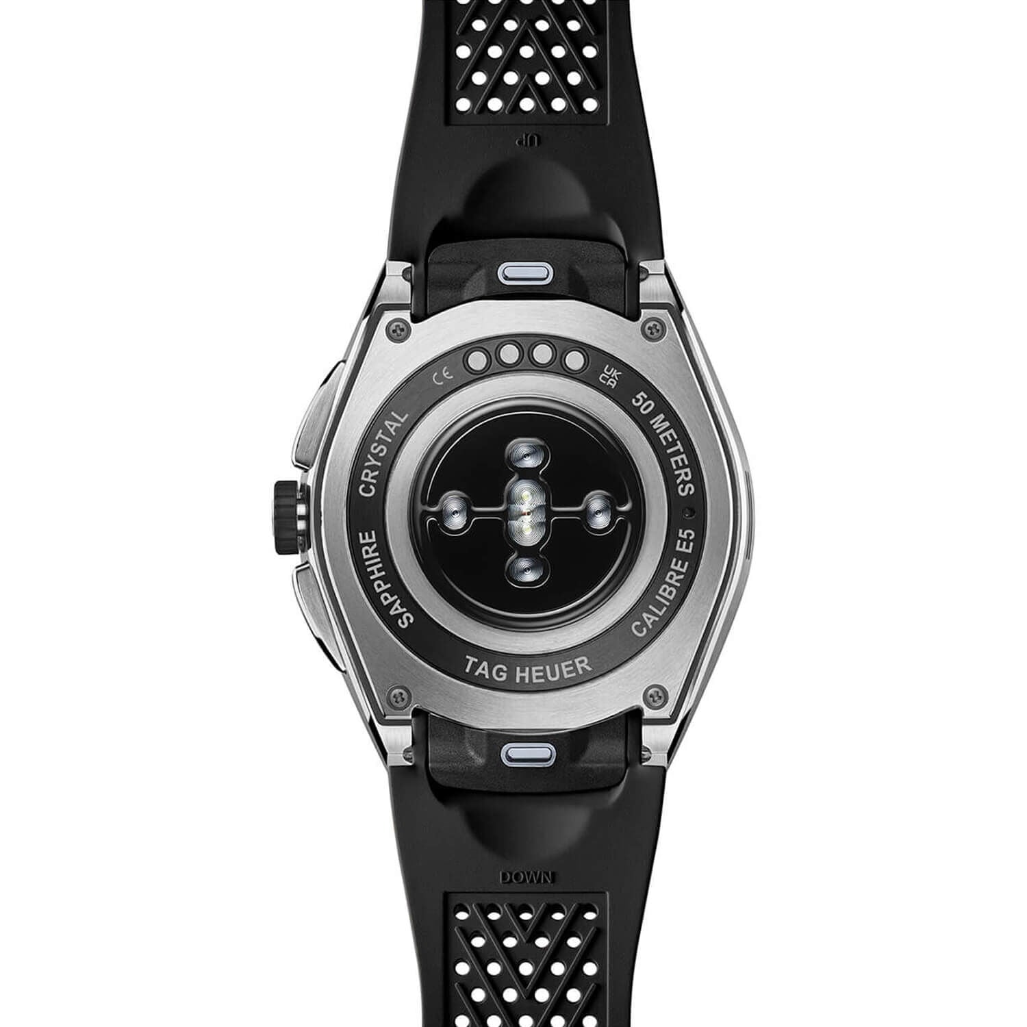TAG Heuer Connected Calibre E5 45mm Dial Black Strap Watch