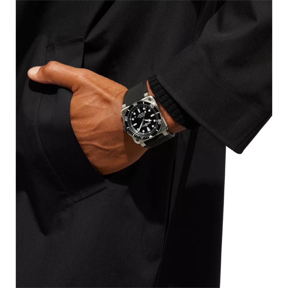 Bell & Ross BR-03 Diver 42mm Black Dial Rubber Strap Watch image number 5
