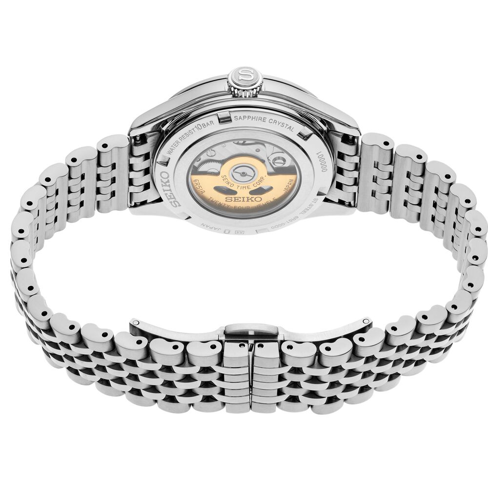 Seiko Presage Classic Series 'Fushi-iro' 36mm Brown Dial Steel Bracelet Watch