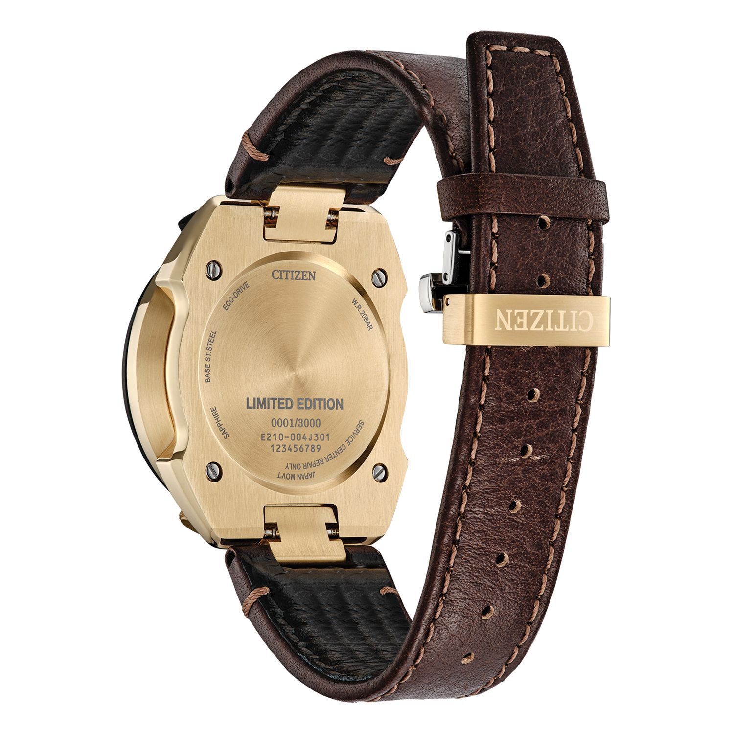 Citizen Limited Edition Bull Head 45mm Rose Gold Case Strap Watch