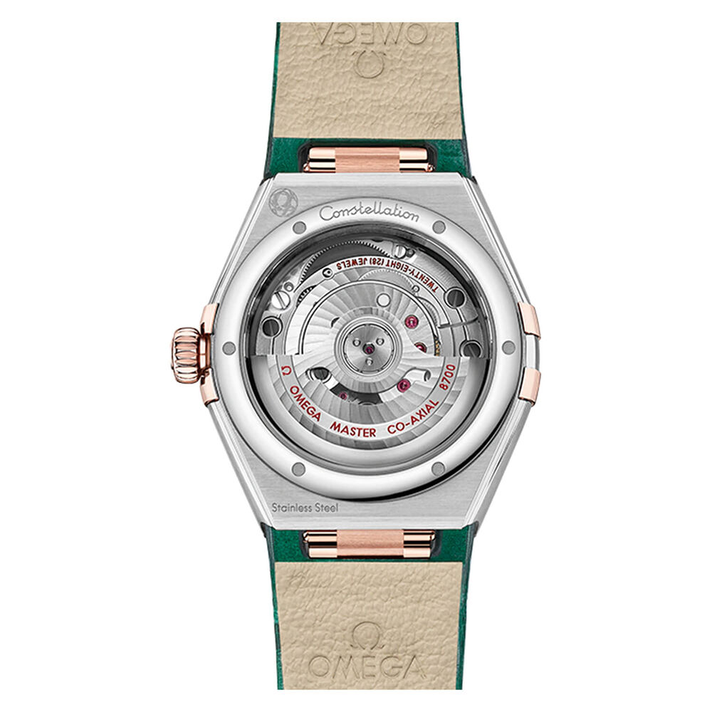 Omega Constellation 29mm Aventurine Green Dial Strap Watch image number 1
