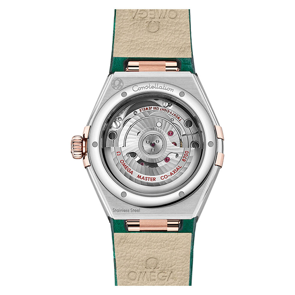 Omega Constellation 29mm Aventurine Green Dial Strap Watch