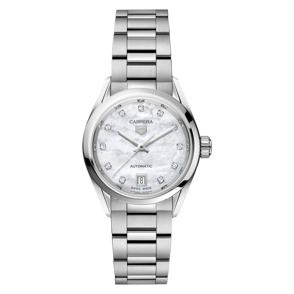 TAG Heuer Carrera 29mm MOP Dial Bracelet Watch