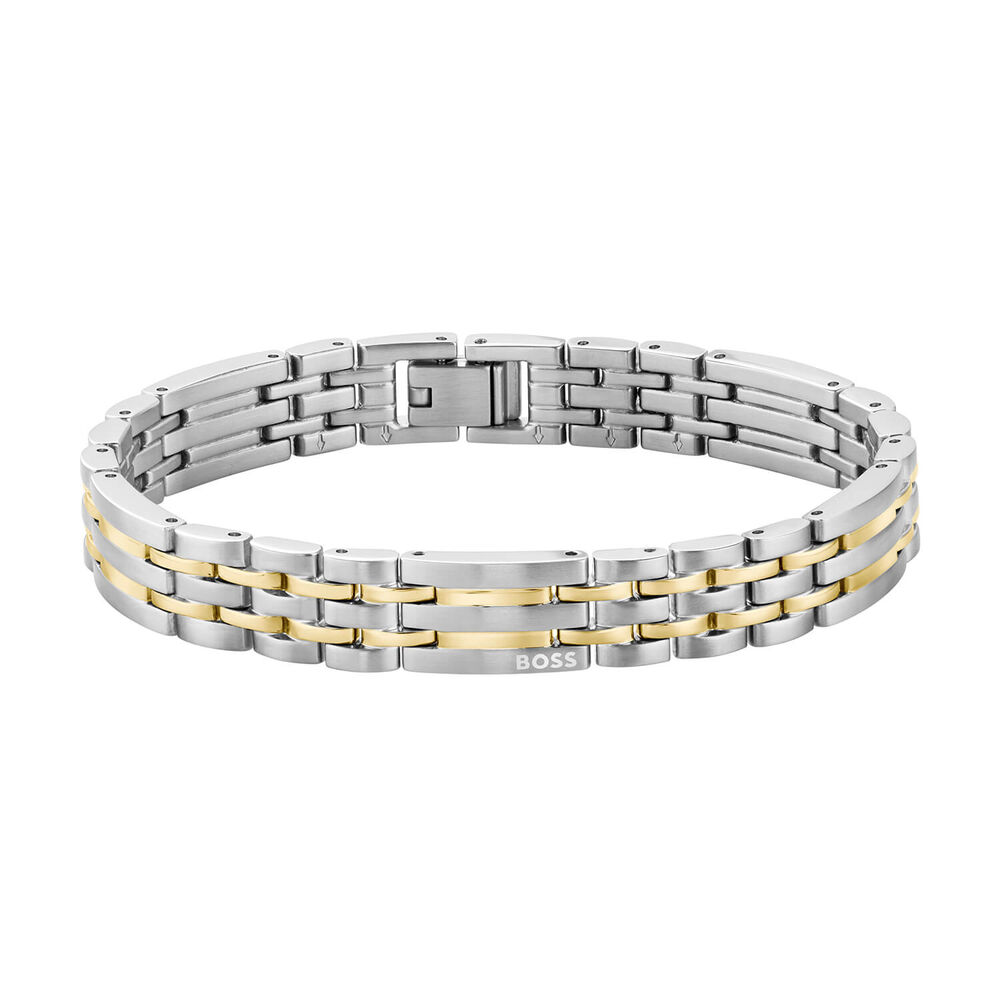 BOSS Wesley Two Tone Stainless Steel Bracelet
