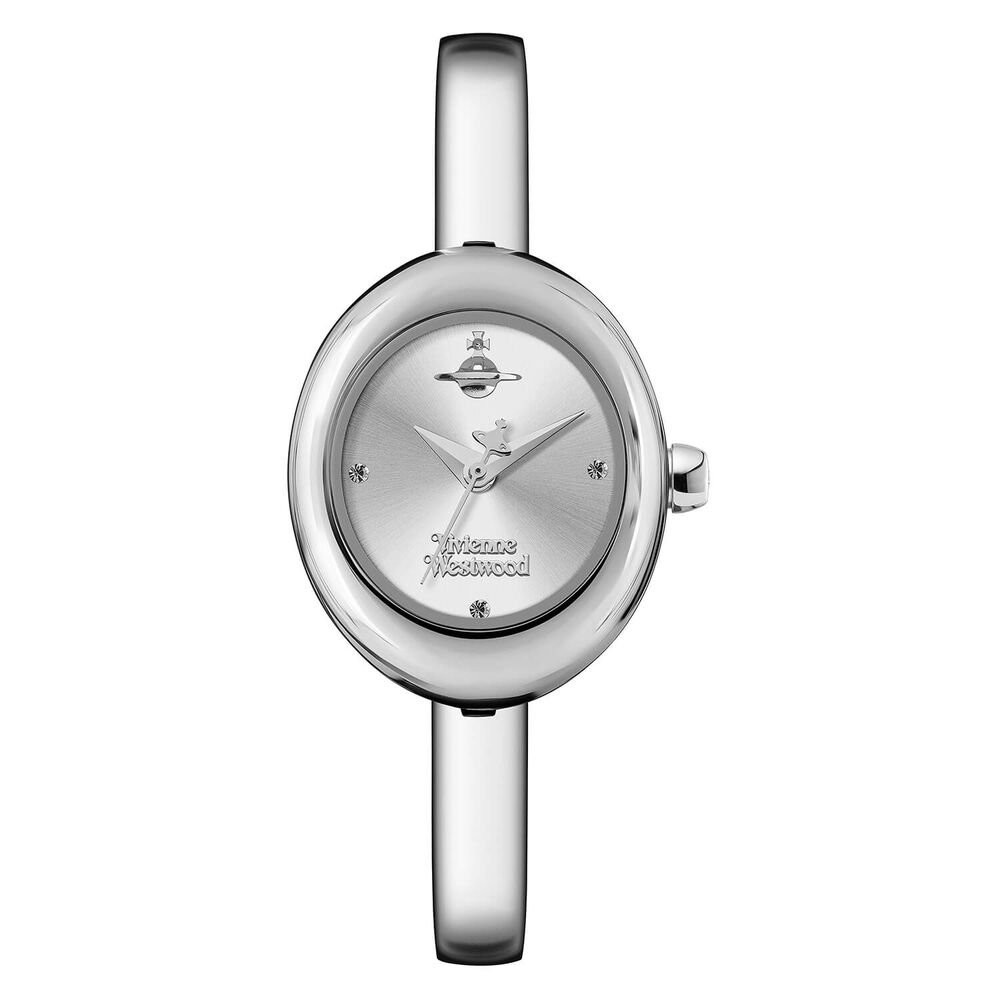 Vivienne Westwood Audley 22mm Silver Dial Steel Bracelet Watch