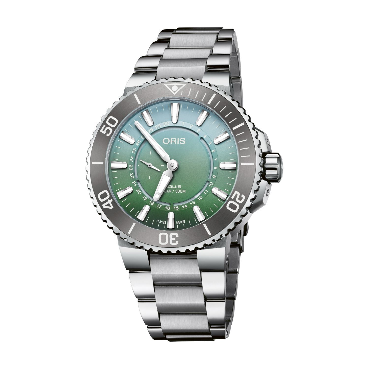 Oris aquis date store green