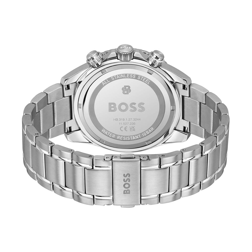 BOSS Sealiner 44mm Blue Dial Stainless Steel Bracelet Chronograph Watch image number 1