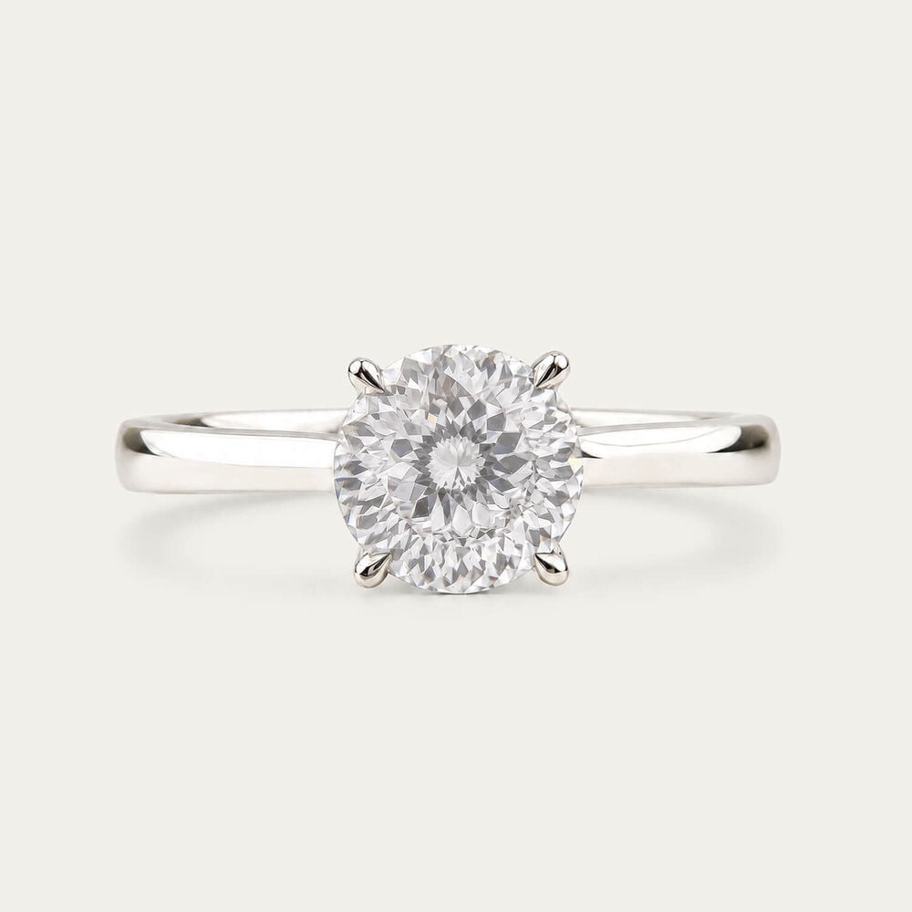 Born NOVA Platinum 1.50ct Round Lab Grown Diamond Solitaire Ring