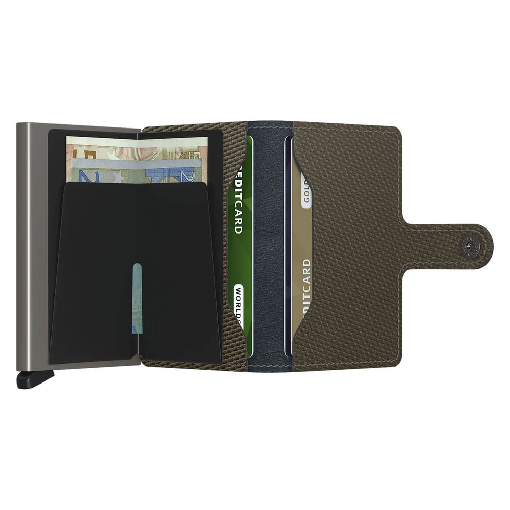 Secrid Carbon Khaki Miniwallet image number 3