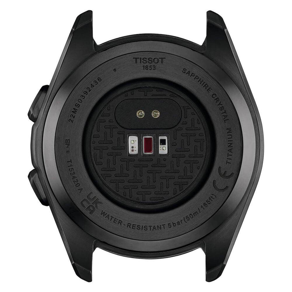 Tissot T-Touch Connect Sport 43.75mm Black Dial Black Rubber Strap Watch