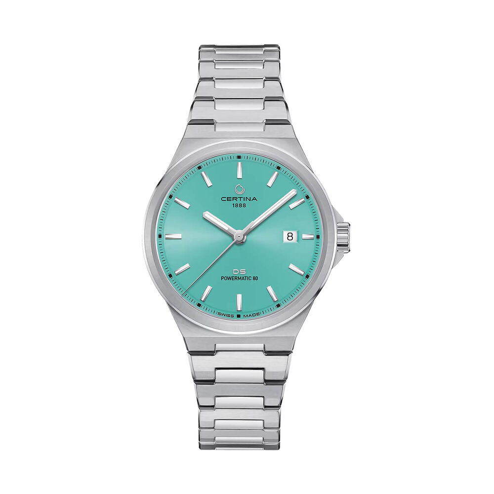 Certina DS-7 Powermatic 80 39mm Light Blue Dial Stainless Steel Bracelet Watch