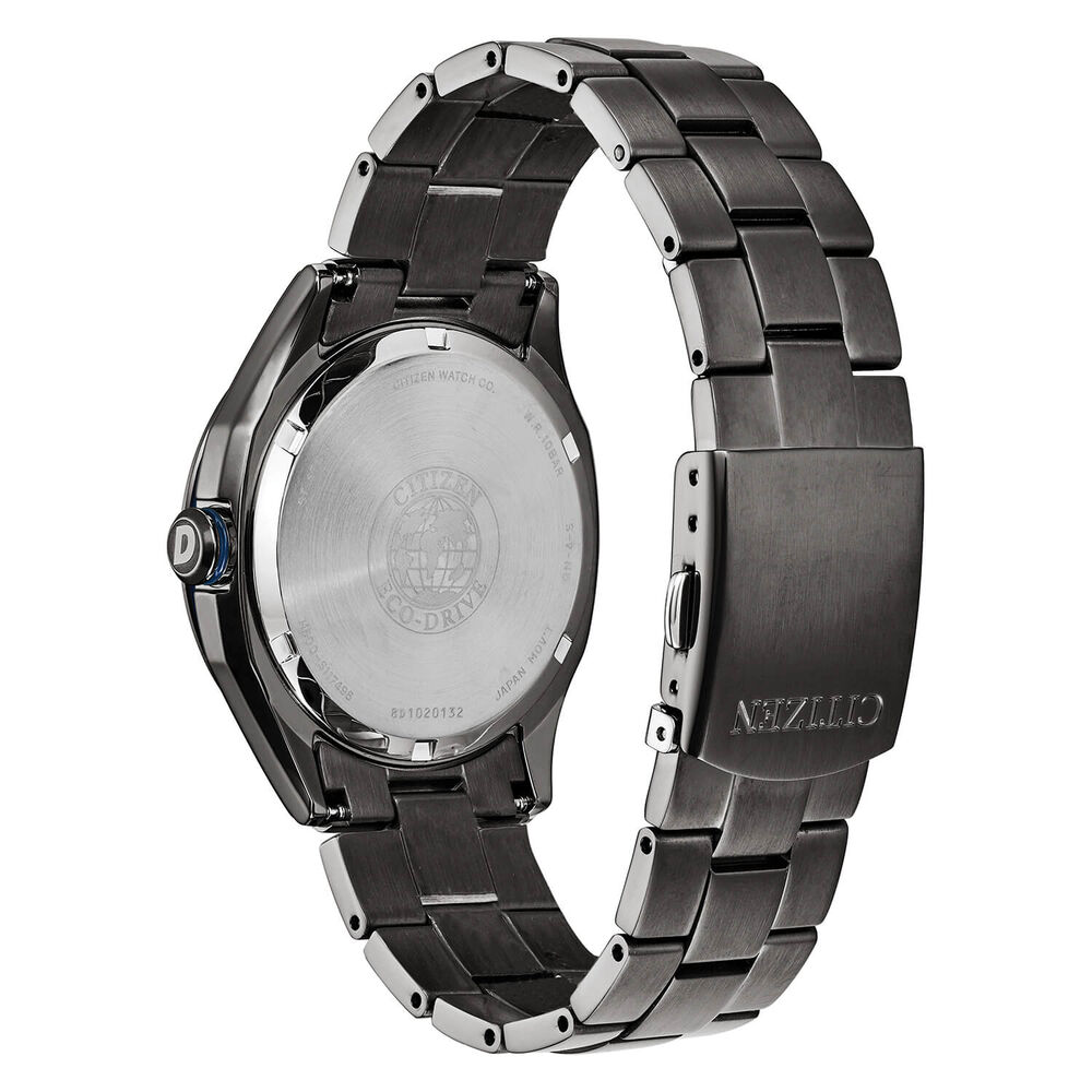 Citizen Eco-Drive Sport Gun Metal & Blue Dial Men's Watch