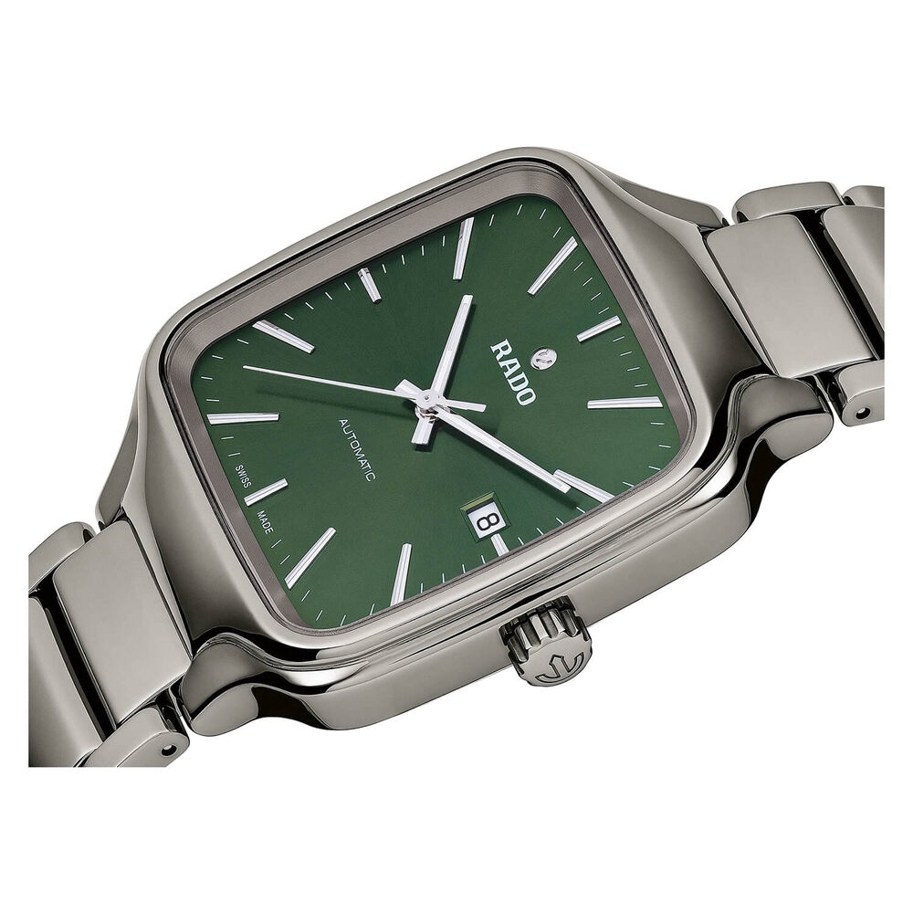 Rado True Square Automatic Green Dial 38mm Unisex Watch image number 3