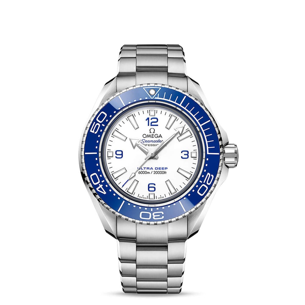 OMEGA Seamaster Planet Ocean 6000M Master Chrono 45.5mm Ultra Deep White Bracelet Watch
