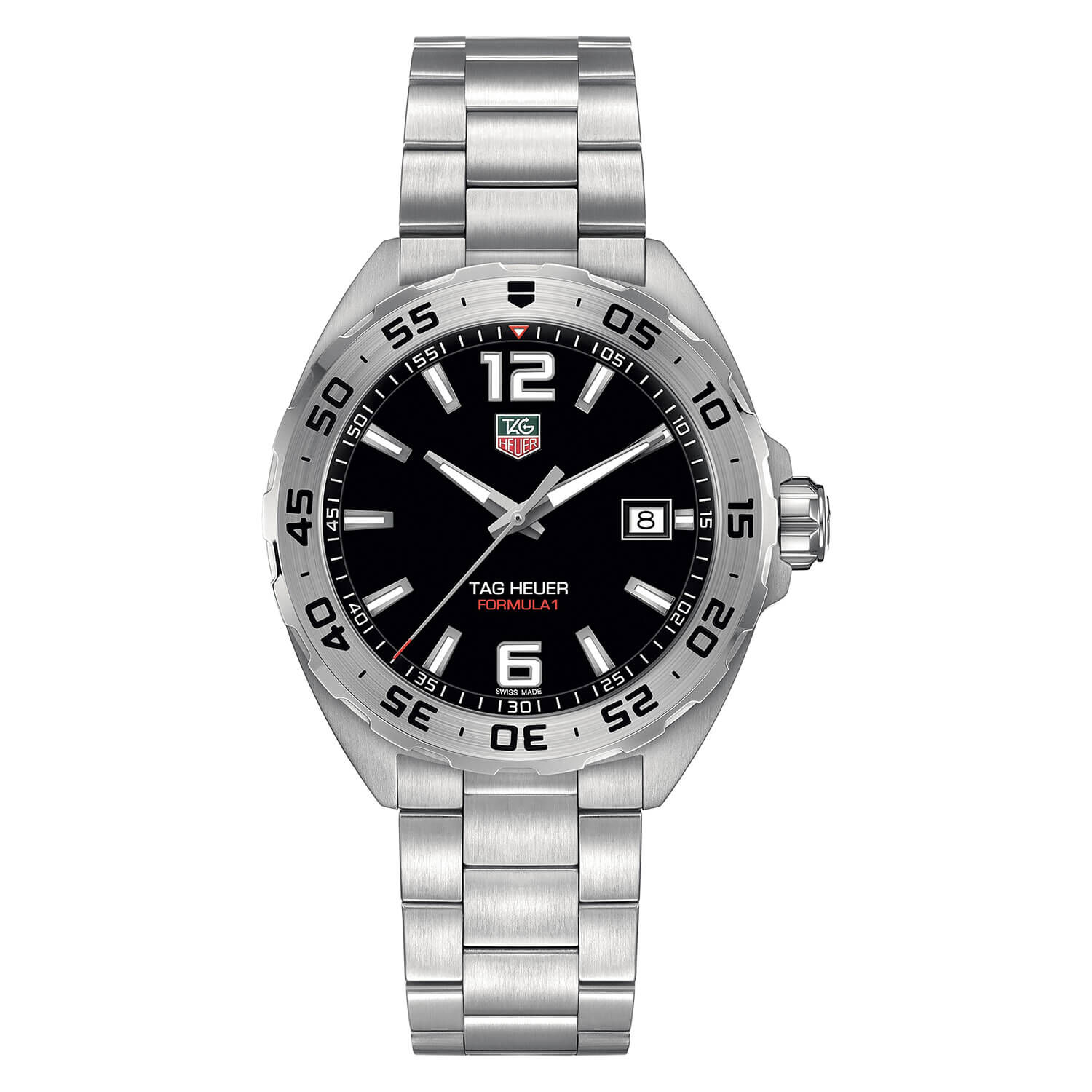 Tag heuer f1 men's shop stainless steel bracelet watch