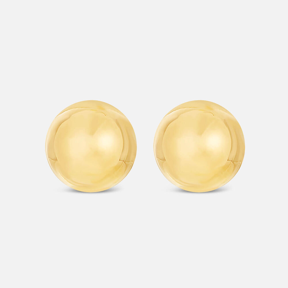 9ct Yellow Gold Stud Earrings
