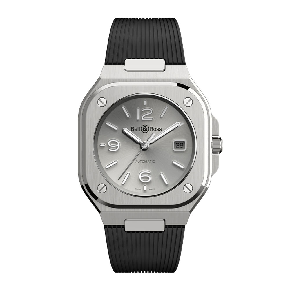 Bell & Ross Br05 Grey Steel Mens Instrument Watch image number 0