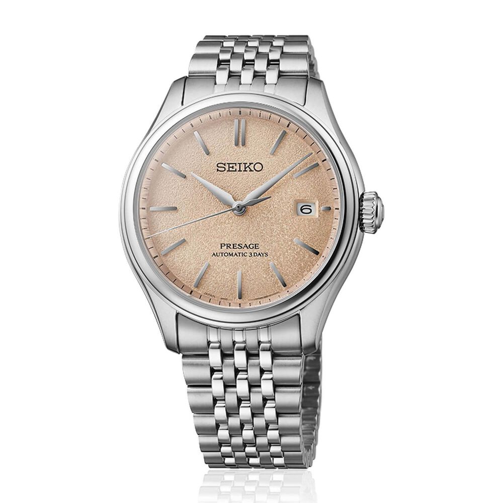 Seiko Presage Classic Series 'Araigaki' 40mm Dial Steel Bracelet Watch