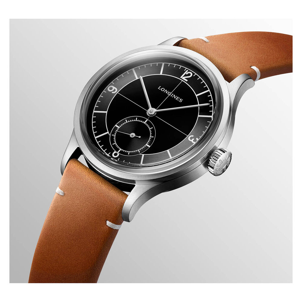 Longines Heritage Classic 38.5mm Grey Dial Watch
