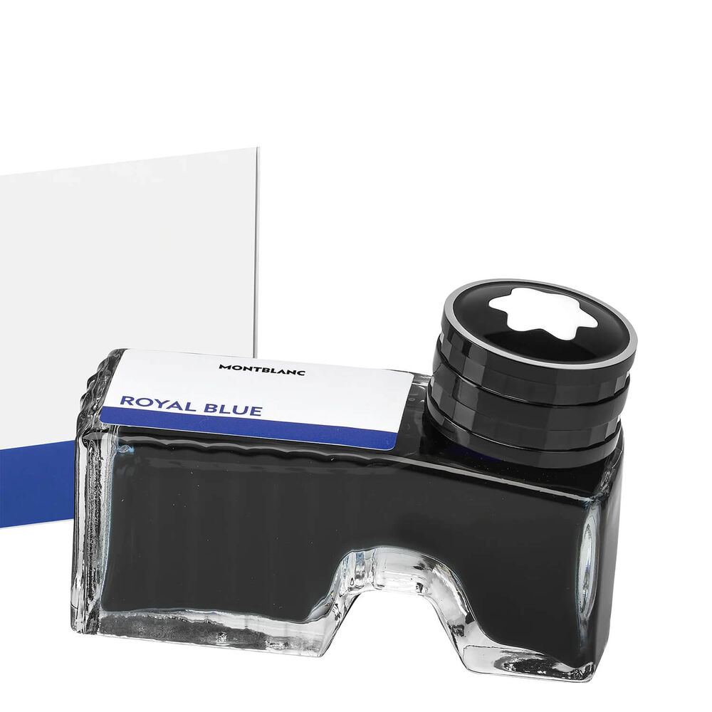 Montblanc Royal Blue Ink Bottle image number 1