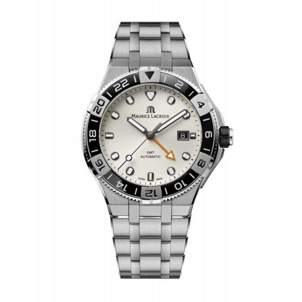 Maurice Lacroix Aikon Venturer 43mm Automatic White Dial Steel Bracelet Watch