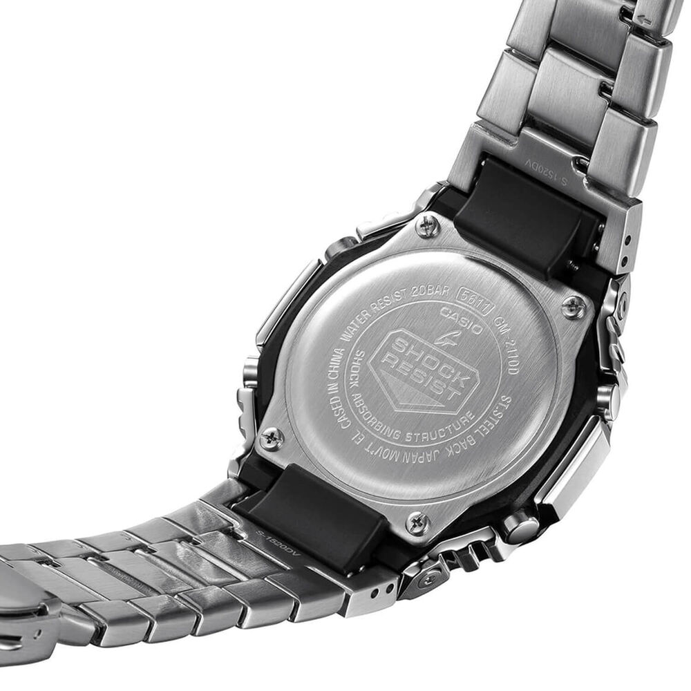 G-SHOCK G-STEEL 49.3mm Ice Blue Dial Stainless Steel Bracelet Watch image number 6