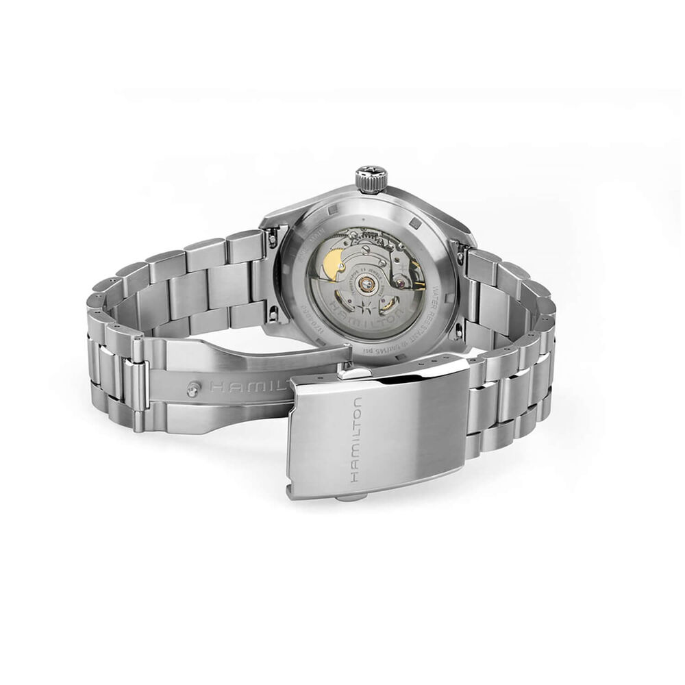 Hamilton Khaki Field Murph 38mm Blue Dial Steel Bracelet Watch