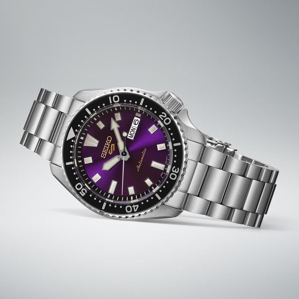 Seiko 145th Anniversary Seiko 5 Sports SKX Limited Edition Edo Purple Watch