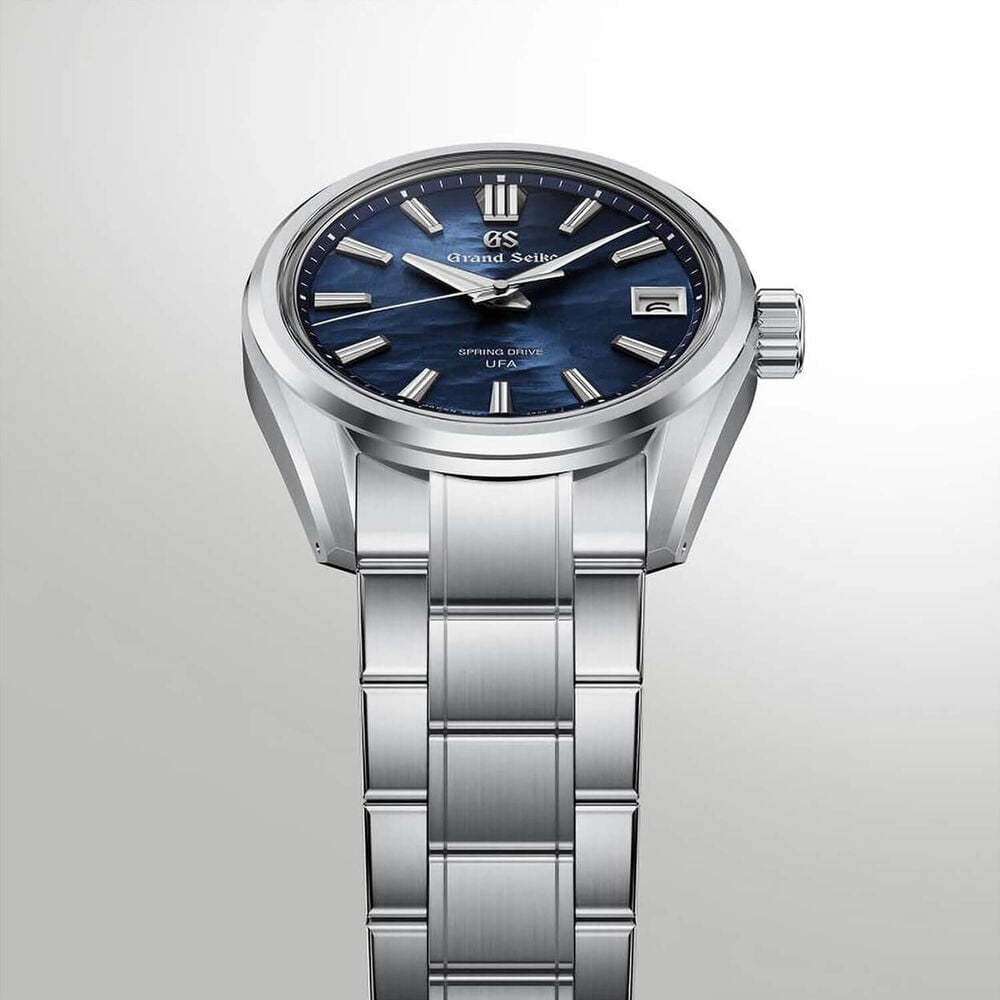 Grand Seiko Evolution 9 'Lake Suwa Summer Sun' Spring Drive UFA 37mm Steel Bracelet Watch
