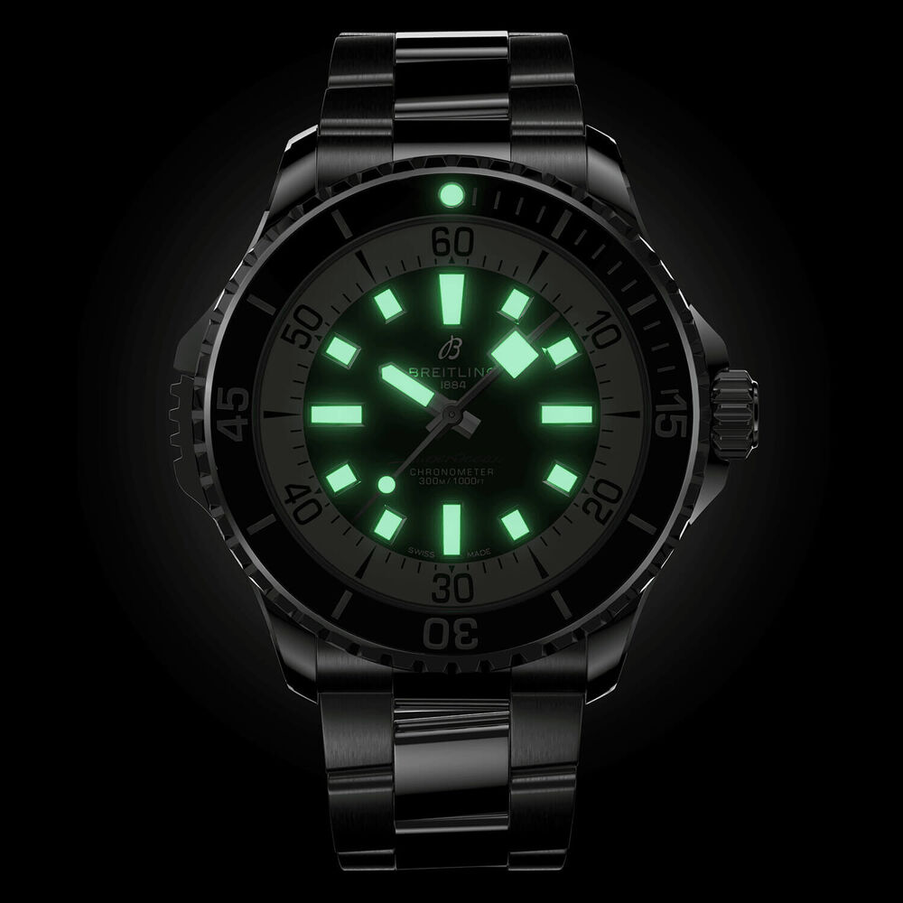 Breitling Superocean Automatic 46 Black Dial Bracelet Watch image number 3