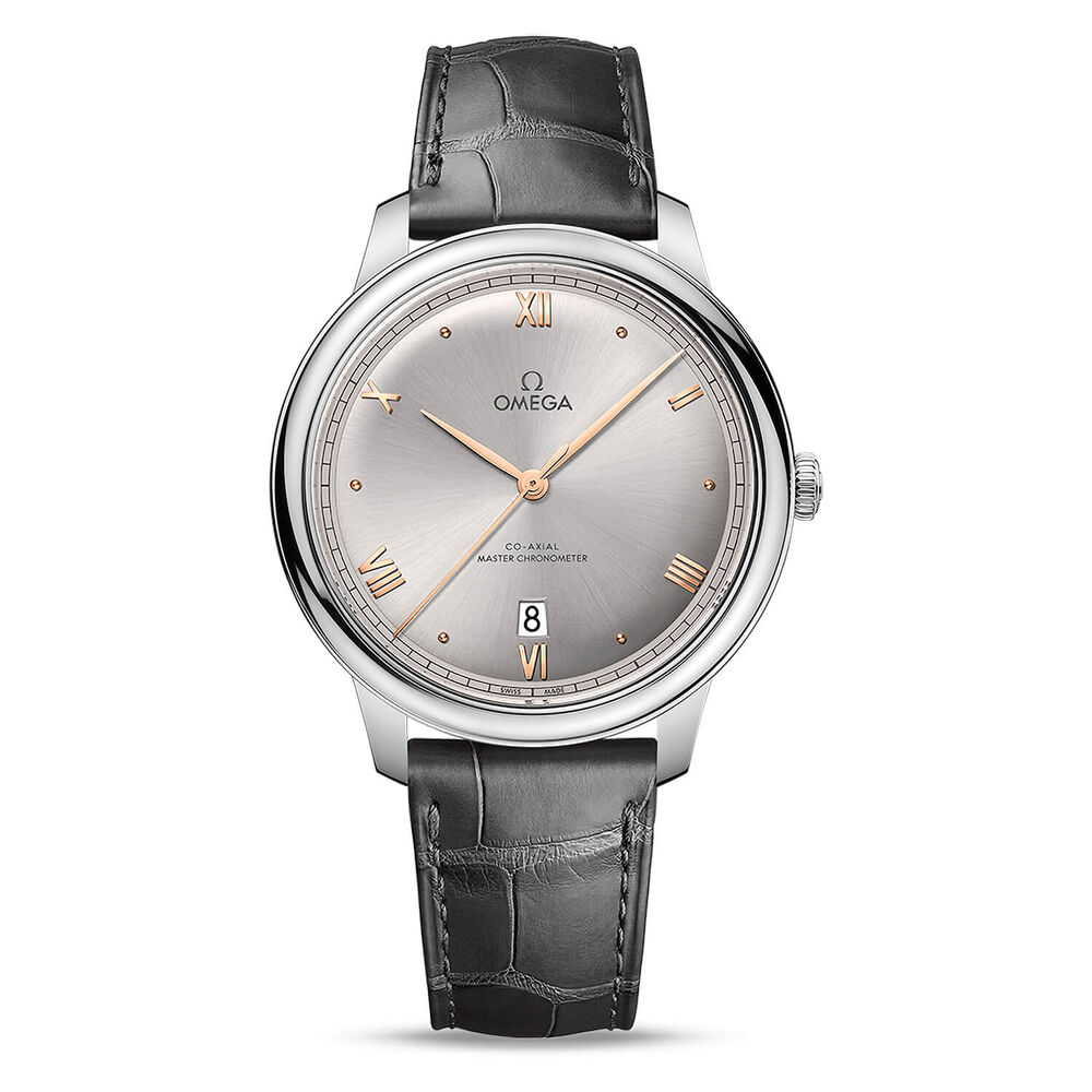 OMEGA De Ville Prestige Co-Axial Master Chronometer 40mm Grey Dial Strap Watch