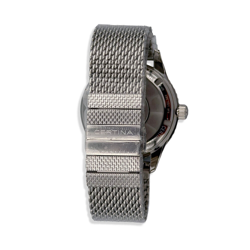 Pre-Owned Certina Heritage DS Ph200M Powermatic 80 Black Mesh Strap Steel Watch