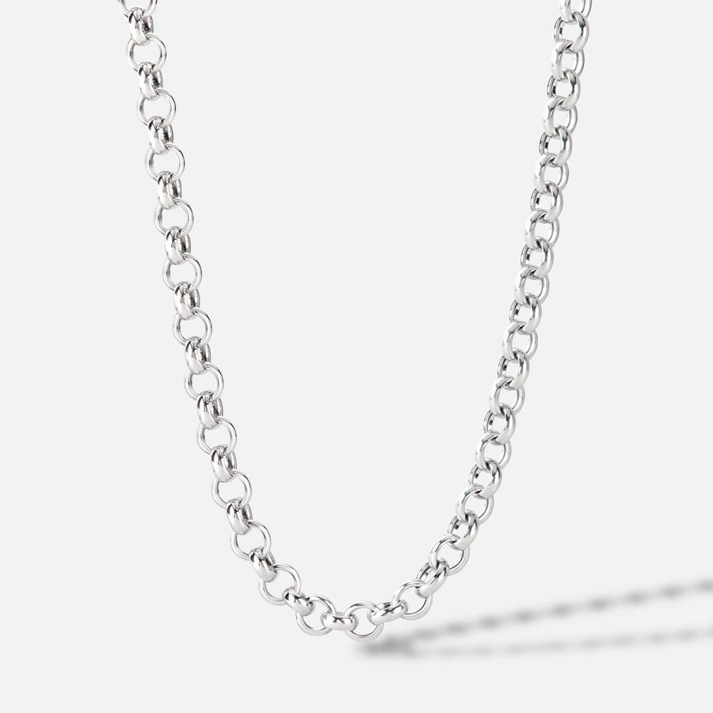 Sterling Silver Belcher Chain Necklet