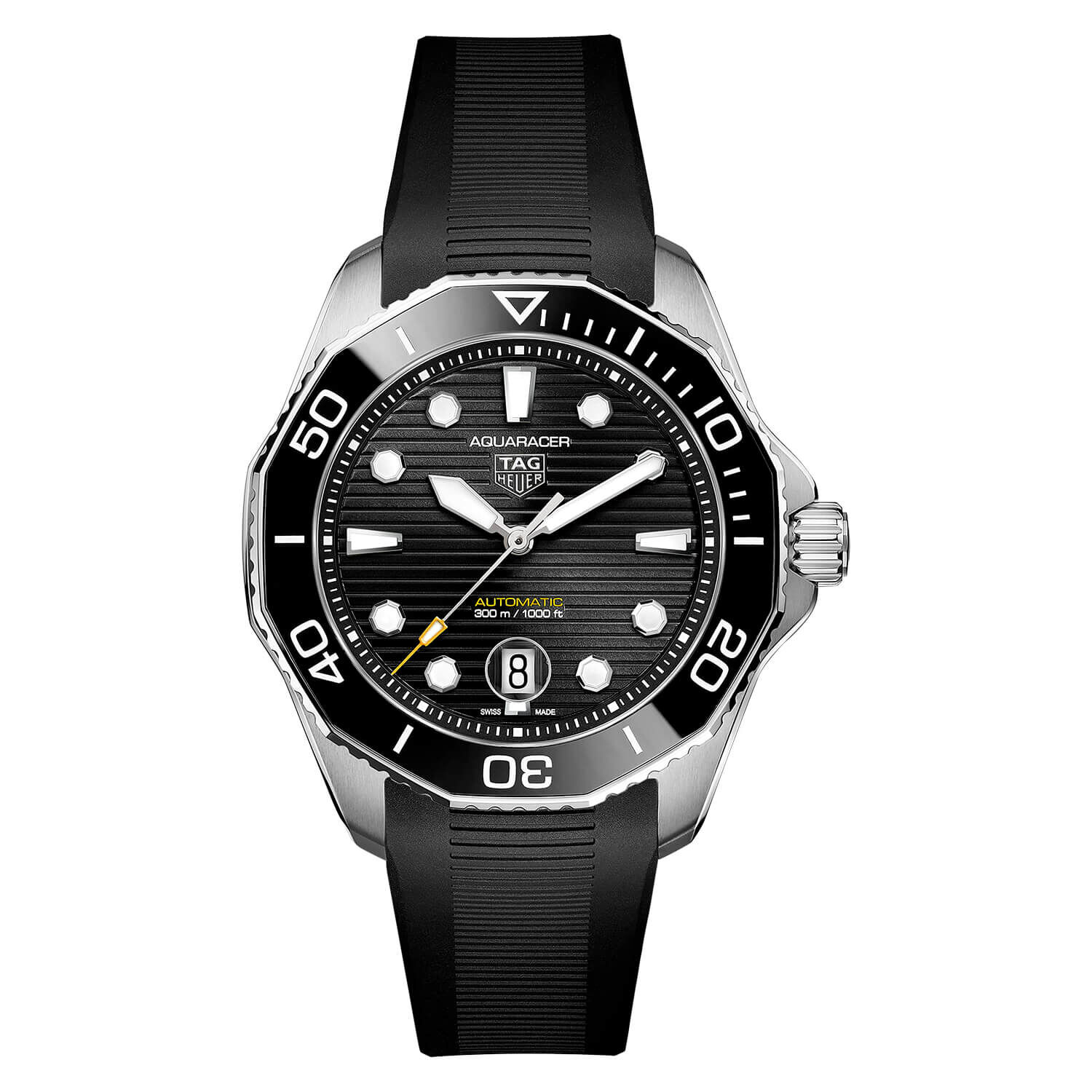 Tag Heuer Aquaracer Driver 43MM Black Dial With Black Bezel Steel Case Watch