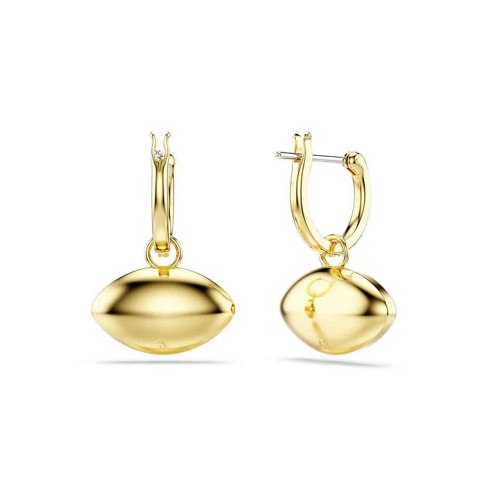 Swarovski Symbolica Crystals 18ct Yellow Gold Finished Eye Drop Earrings