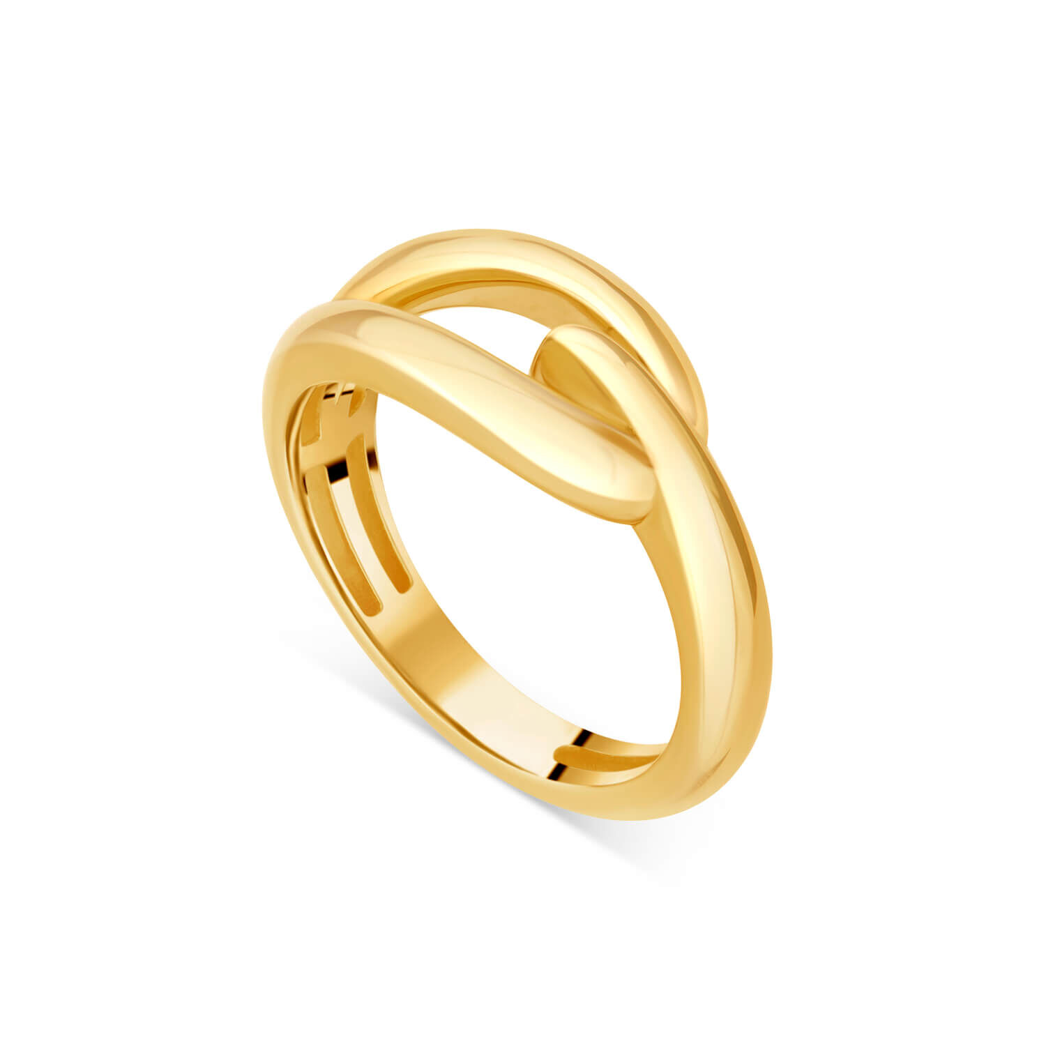 Manufacturer of Ladies 22k gold band plain ring -lpr96 | Jewelxy - 150945