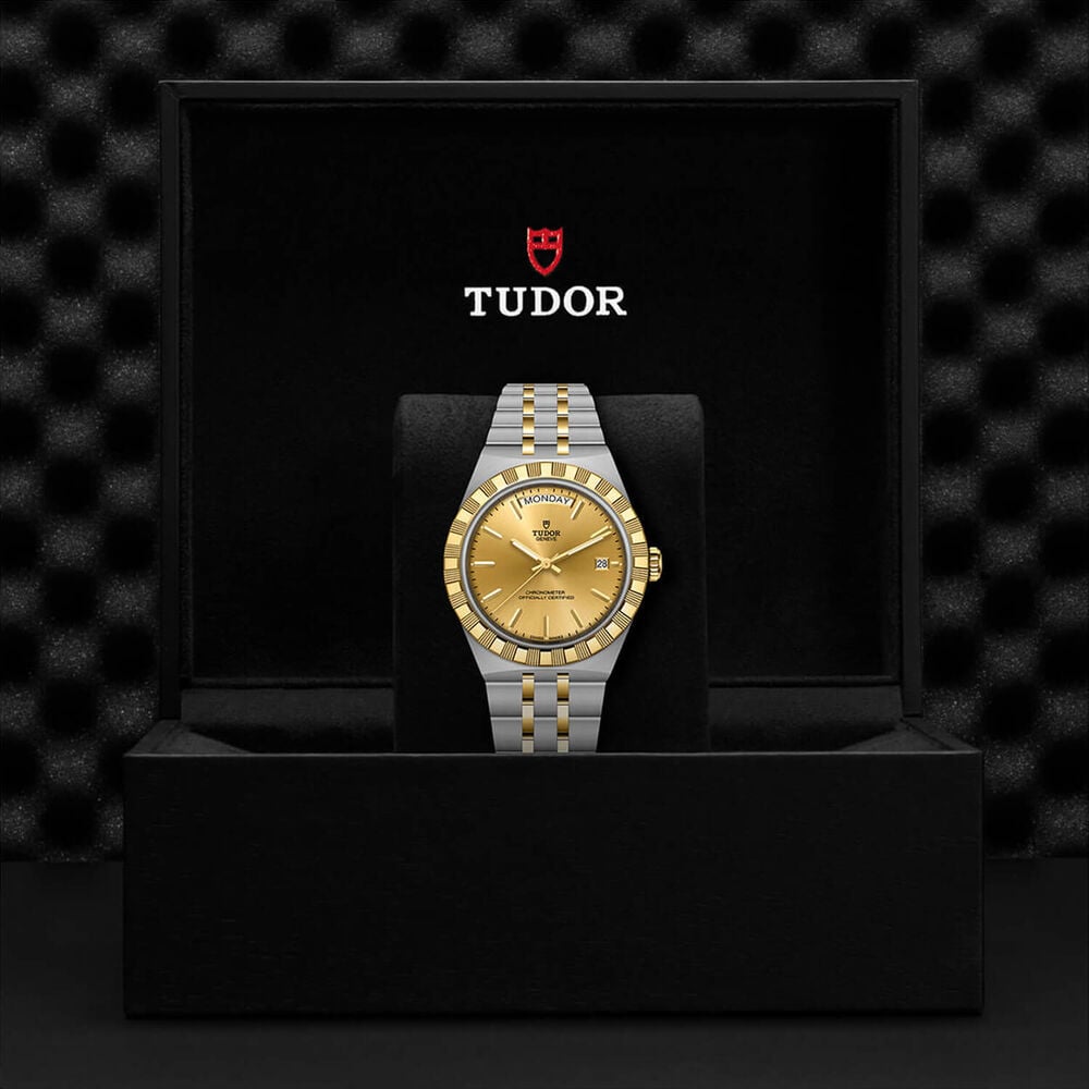 TUDOR Royal 40mm Champagne Dial Stainless Steel & Yellow Gold Bracelet Watch