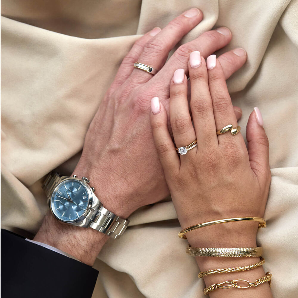 Born 18ct Yellow Gold 1.20ct Lab Grown Round Solitaire Diamond Ring image number 7