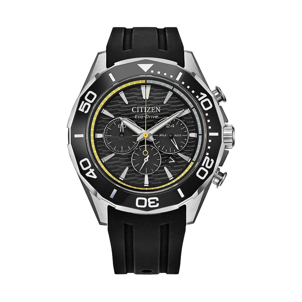 Citizen Endeavor 43mm Black Dial Black Strap Watch