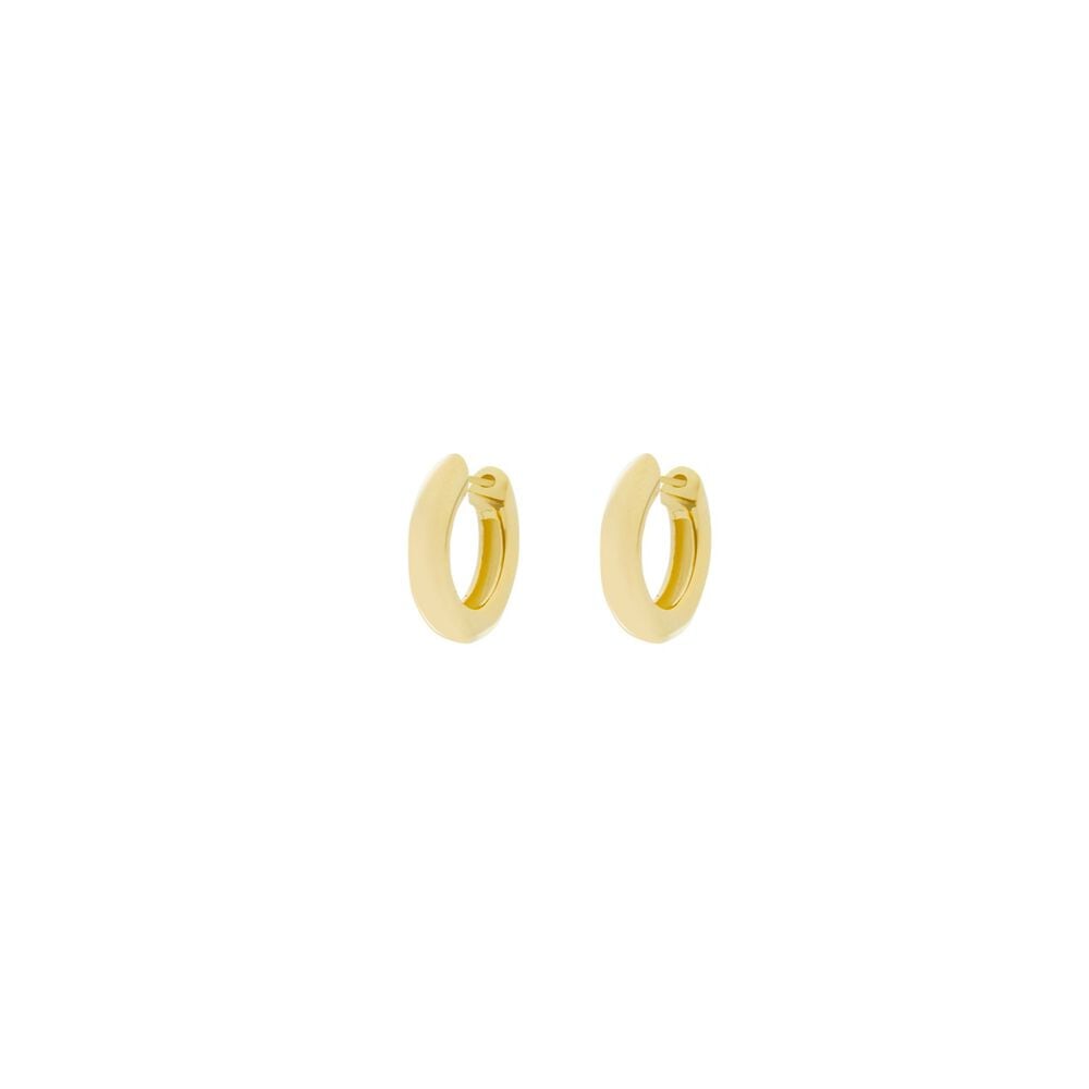 CARAT* London Haley Gold Vermeil Large Hoop Earrings image number 0
