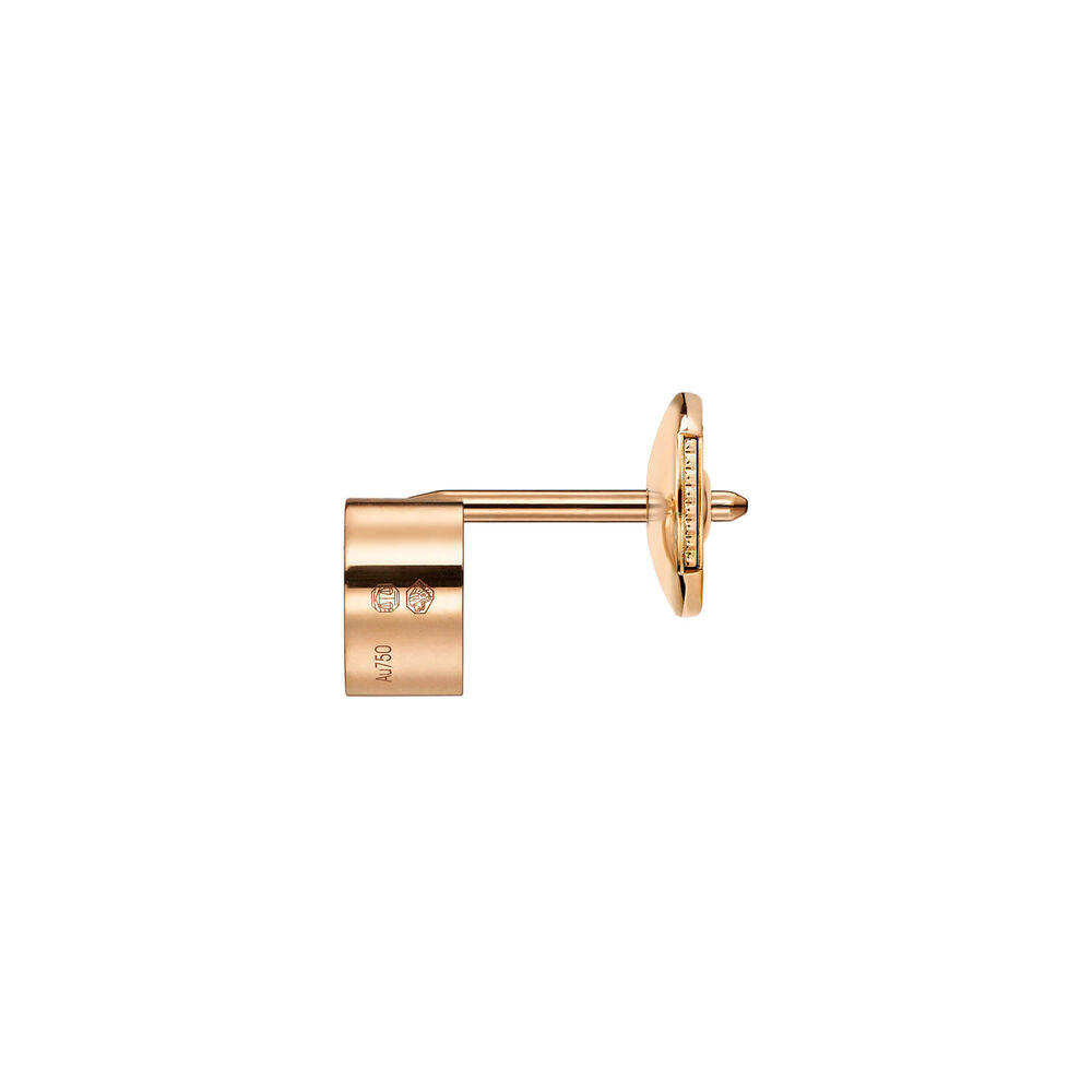 Chopard My Happy Hearts 1 Diamond Rose Gold Single Stud Earring