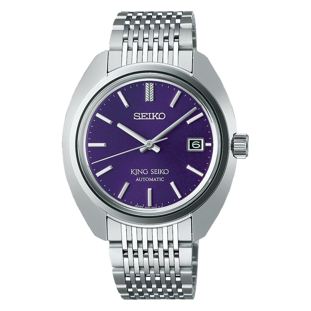 King Seiko ‘Edo Purple’ 6L 1969 Re-Interpretation 39.4mm Stainless Steel Bracelet Watch