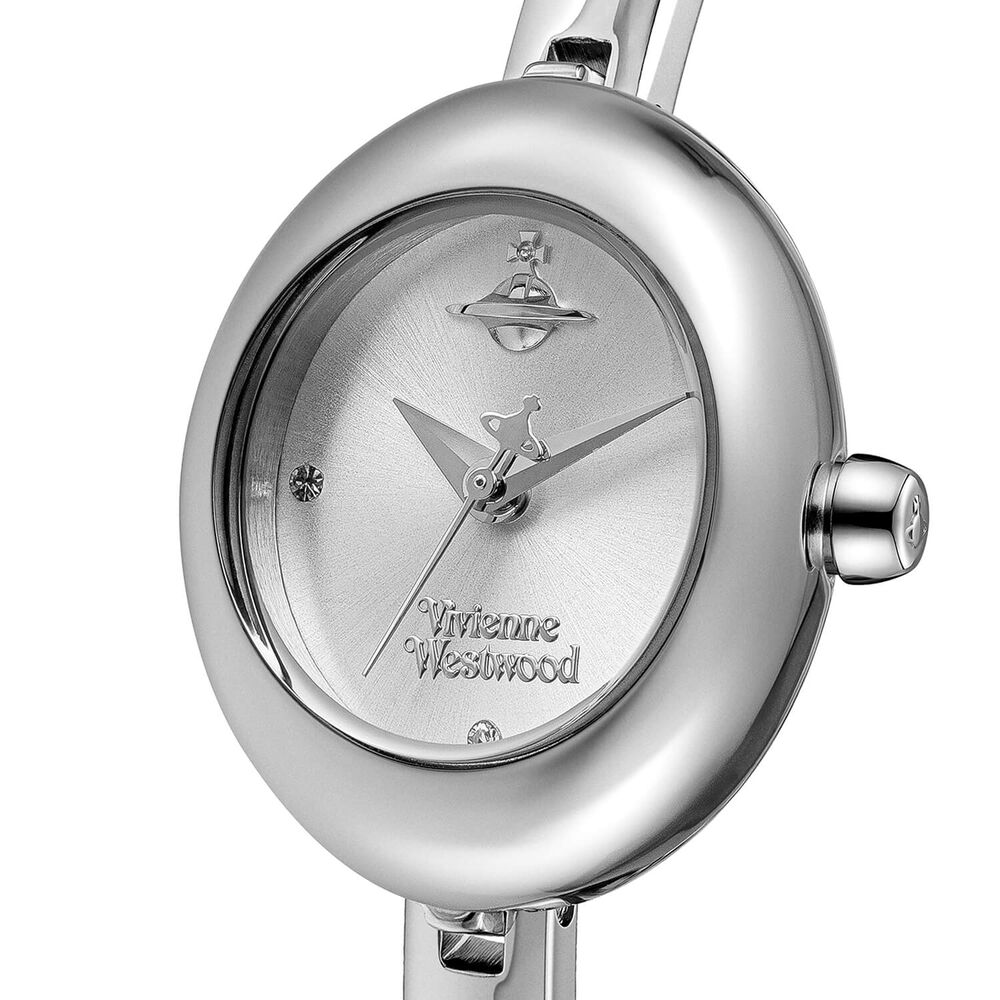 Vivienne Westwood Audley 22mm Silver Dial Steel Bracelet Watch